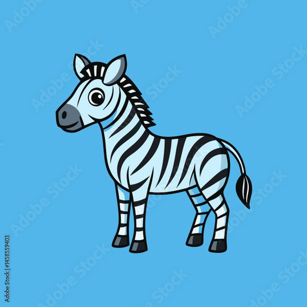 Obraz zebra vector illustration