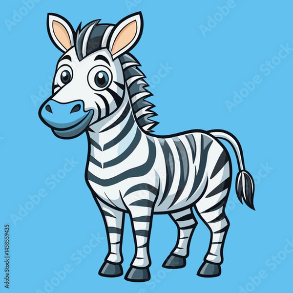Obraz zebra vector illustration