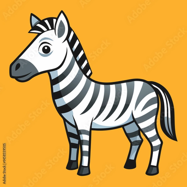 Obraz zebra vector illustration