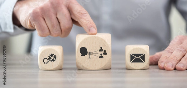 Fototapeta Concept of public relations