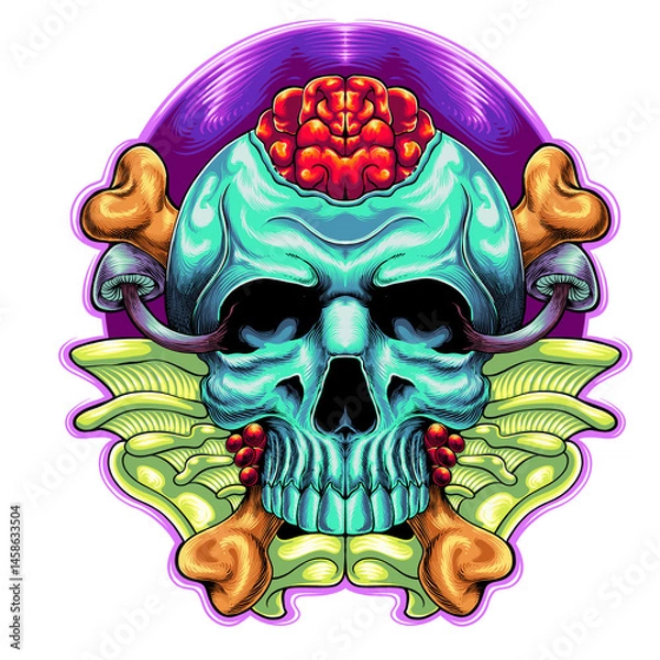 Obraz Skull Designs Illustration