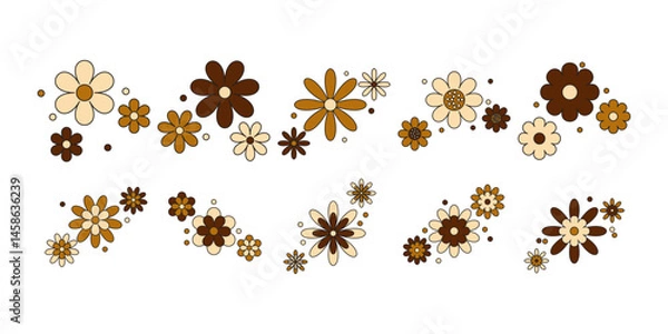 Obraz Retro Flowers Element