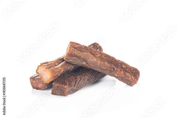 Obraz Dried beef jerky, beef strips