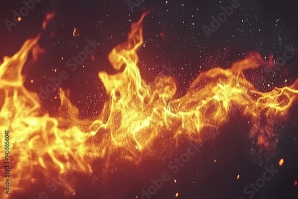 Obraz Fiery Abstract Flames