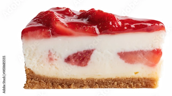 Obraz Strawberry Cheesecake Slice