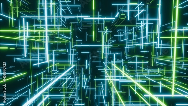 Obraz サイバー空間の背景素材