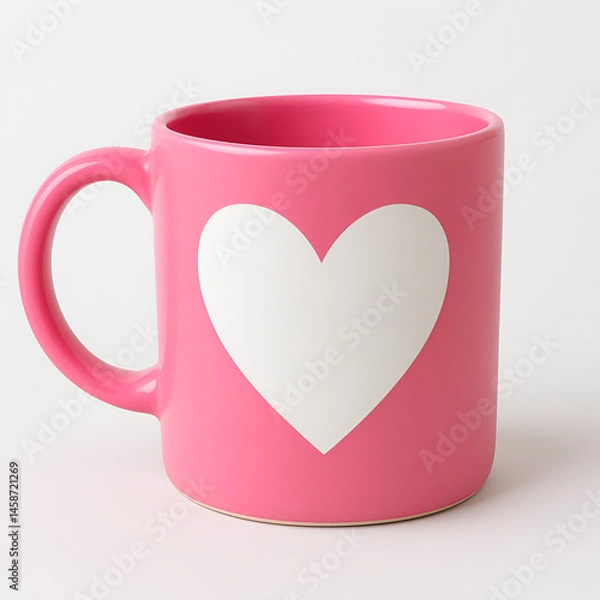 Obraz PINK cup with heart