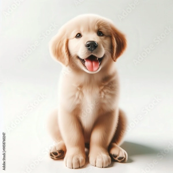 Obraz golden retriever puppy