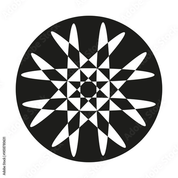 Obraz abstract flower design