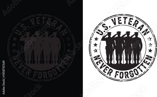 Obraz US VETERANS NEVER FORGOTTEN
