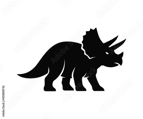 Fototapeta Triceratops dinosaur vector
