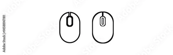 Fototapeta Computer mouse vector icon
