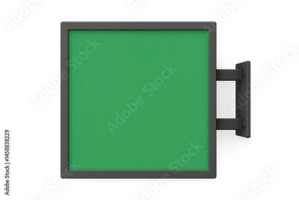 Obraz Blank Green Screen Display for Photography and Video Production Use