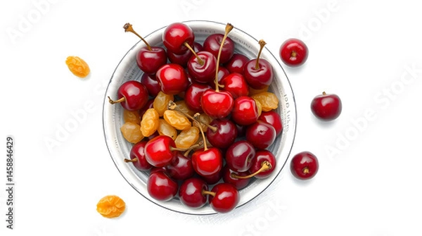 Fototapeta A Bowl of Cherries: Sweetness in Every Shade


