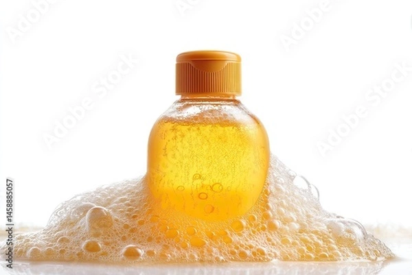 Obraz Baby shampoo isolated on white background