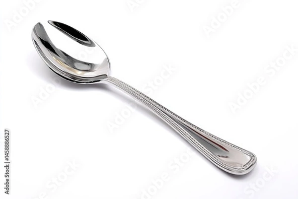 Obraz Baby spoon isolated on white background