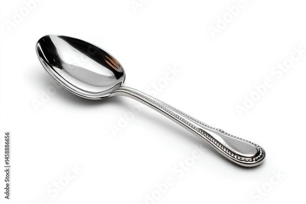 Obraz Baby spoon isolated on white background