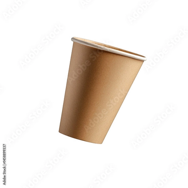 Obraz open cup isolated on white