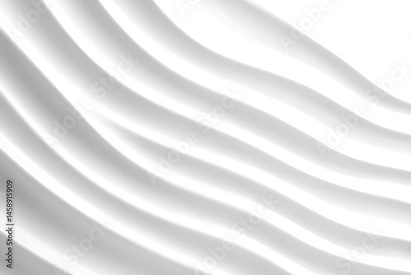 Obraz White cosmetic cream texture isolated on a White background