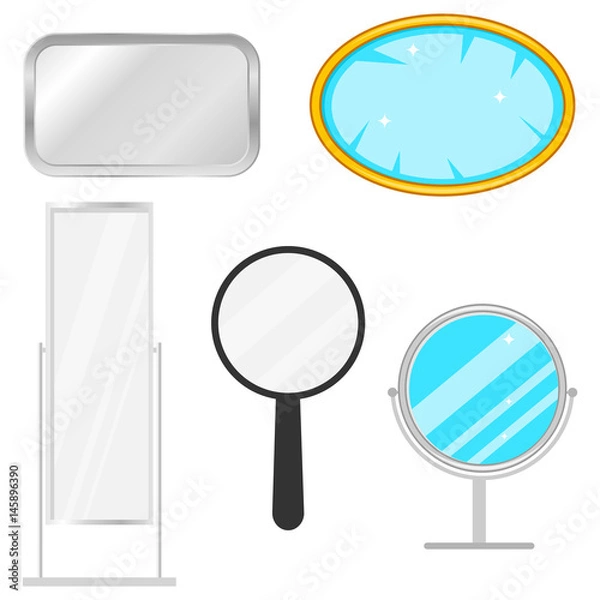 Fototapeta A set of mirrors