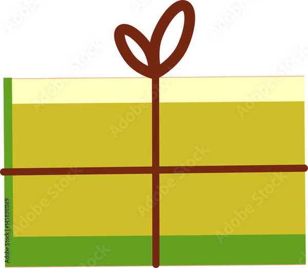 Obraz Cartoon gift box icon