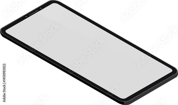 Obraz Isometric smartphone template icon