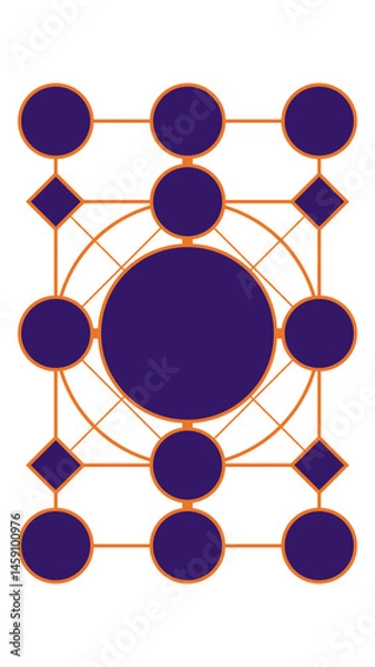 Obraz Magic Occult chart