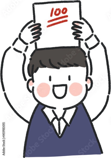 Obraz 100점맞은학생