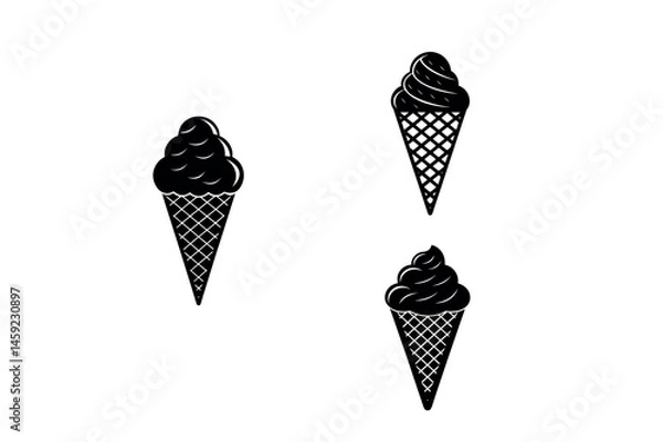 Obraz Ice Cream Vector Eps Bundle.