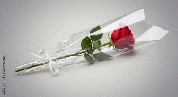 Obraz Commercial rose packaging with romantic styling