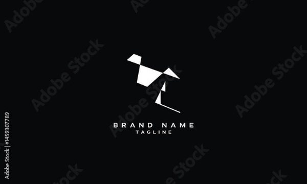 Fototapeta WL, LW, Abstract initial monogram letter alphabet logo design