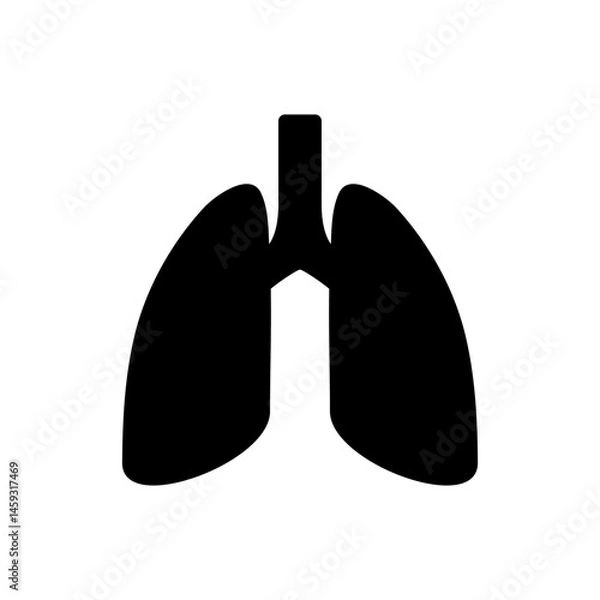 Obraz Lungs icon