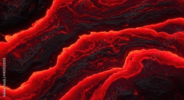 Obraz Molten Rock Flow Background
