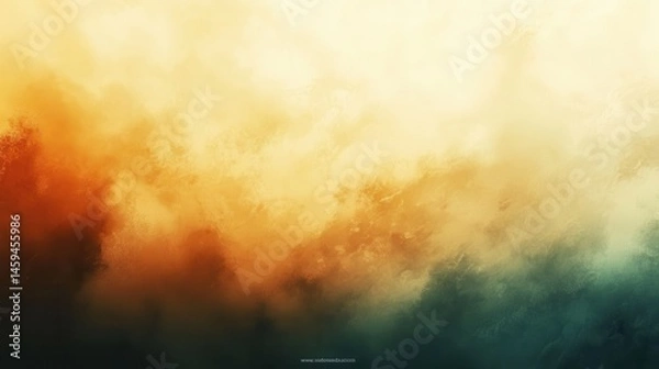 Fototapeta Abstract, warm-toned, atmospheric background with soft color transitions