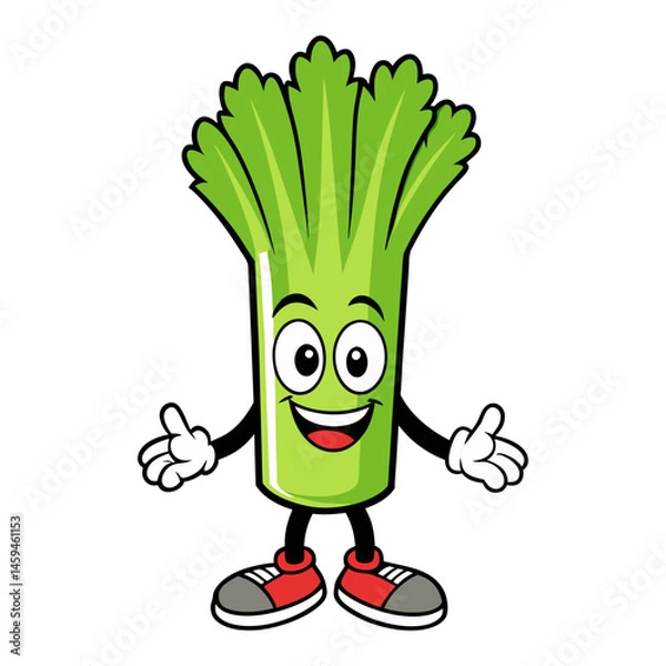 Fototapeta Download Celery Vector Art Illustration Eps File For Design.