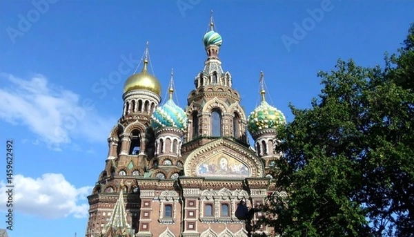 Fototapeta cathedral of christ the savior in moscow