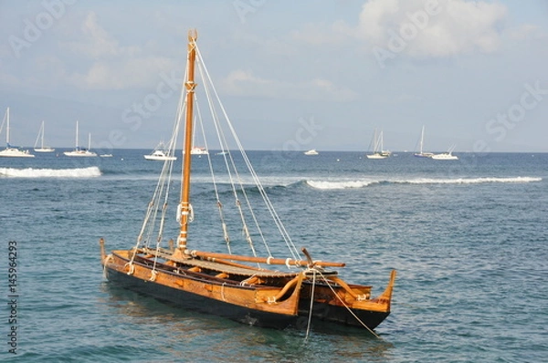 Obraz Double Hull Canoe