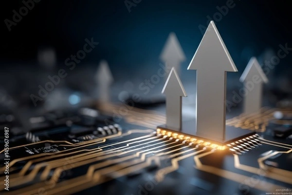 Fototapeta Exploring the Synergy of Digital Transformation and Innovative Strategies for Business Growth