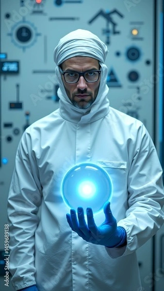 Obraz doctor with  globe