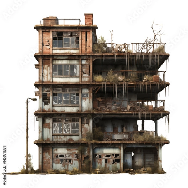 Obraz old abandoned building