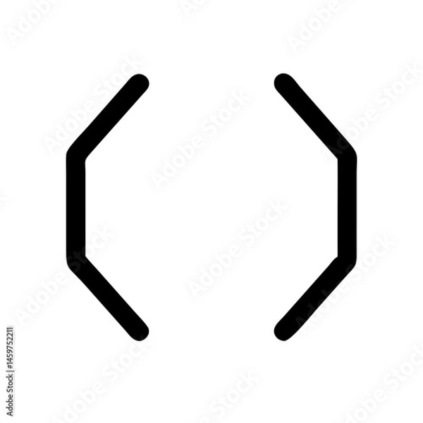 Fototapeta Code icon vector illustration