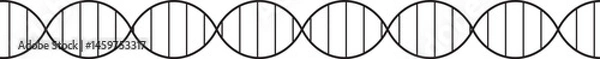 Obraz DNA vector illustration. DNA molecule design.