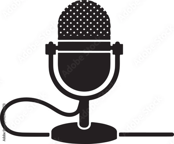 Obraz Microphone vector image