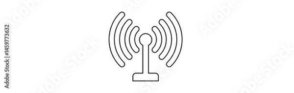 Fototapeta wifi icon set. Internet connection symbol. Vector illustration