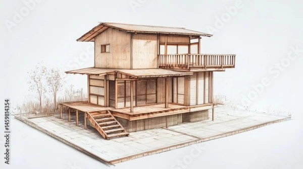 Obraz Building plans and diagrams.
