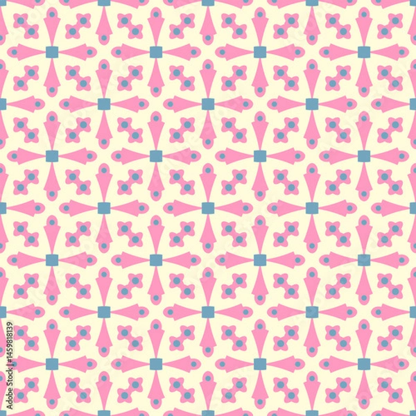 Fototapeta Seamless Colorful Geometric Pattern Design