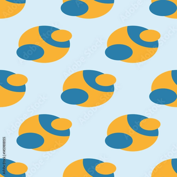 Fototapeta Seamless Colorful Abstract Geometric Pattern Design