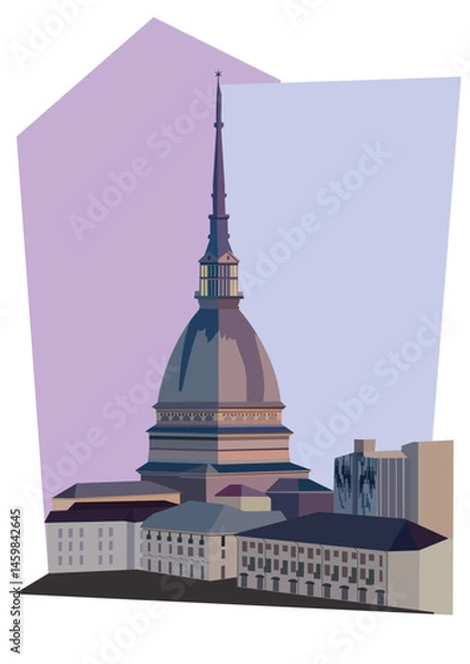 Obraz Torino ela sua Mole