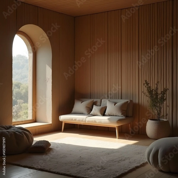 Fototapeta Shadows of Serenity: Revealing the Beauty Within