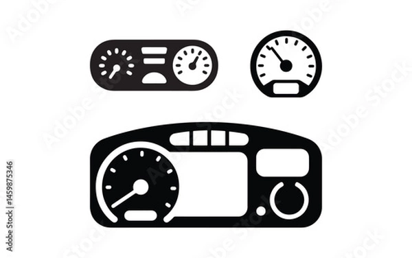 Obraz Car dashboard icon